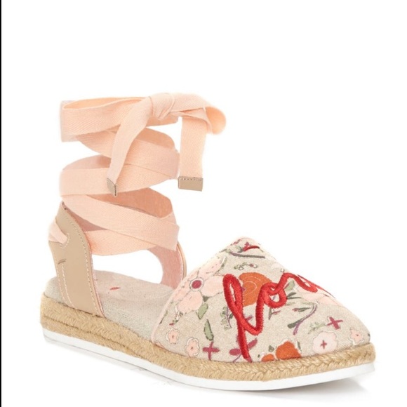 Ellen Degeneres Shoes - Ellen DeGeneres Lourana Ankle Wrap Espadrille